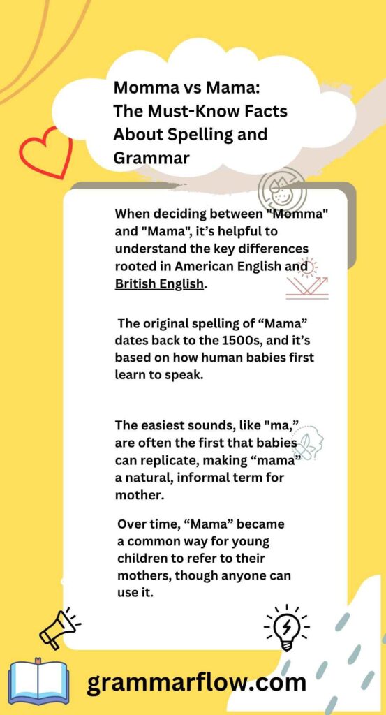 Momma vs Mama: The Must-Know Facts About Spelling and Grammar