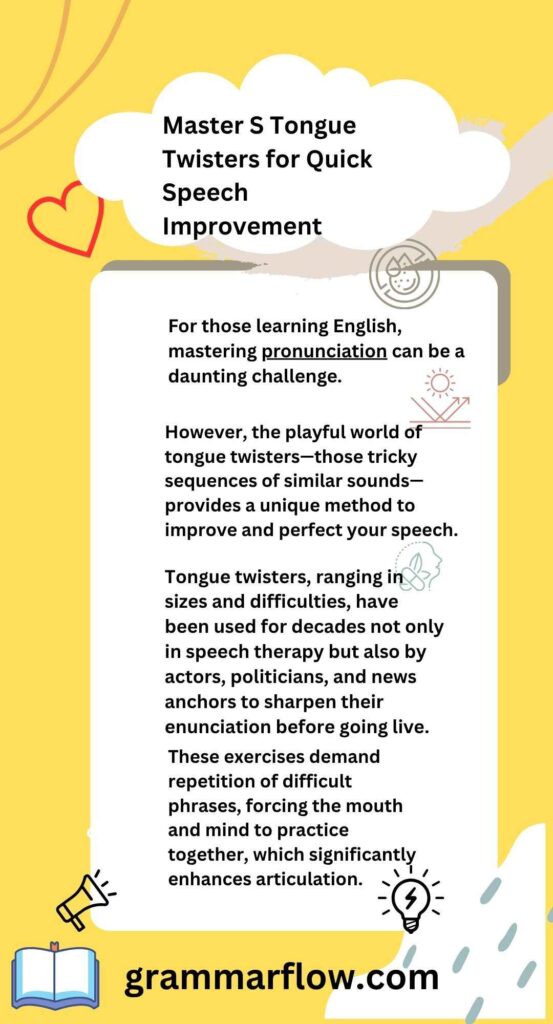 Master S Tongue Twisters for Quick Speech Improvement