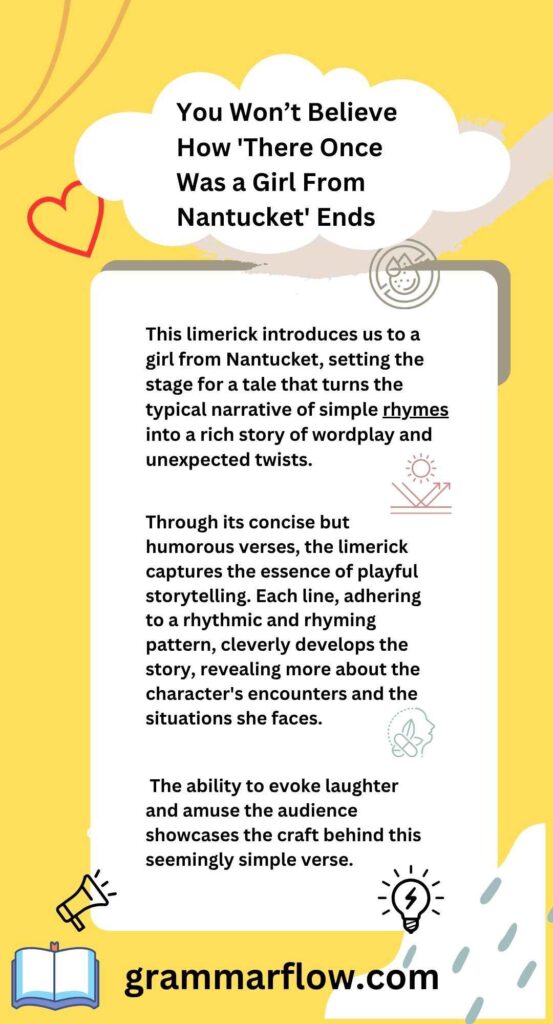 You Won’t Believe How 'There Once Was a Girl From Nantucket' Ends