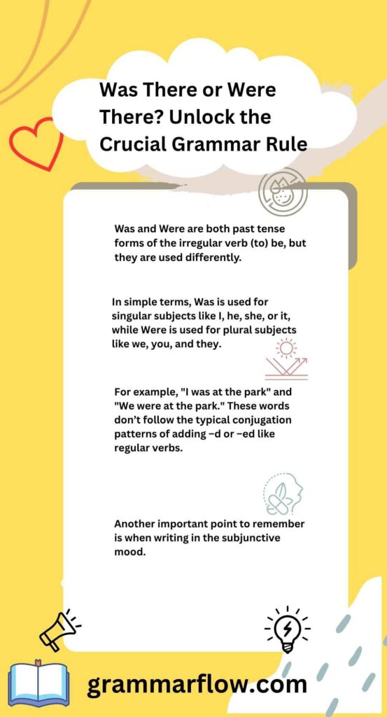 Was There or Were There? Unlock the Crucial Grammar Rule