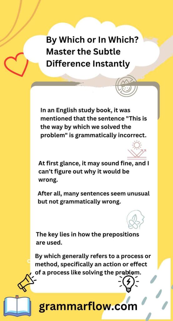 By Which or In Which? Master the Subtle Difference Instantly