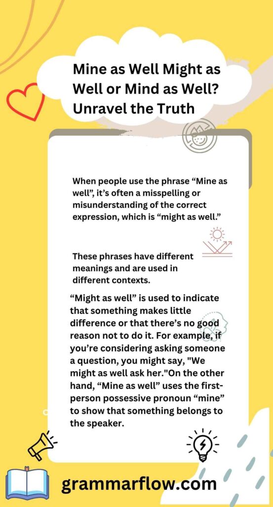 Mine as Well Might as Well or Mind as Well? Unravel the Truth