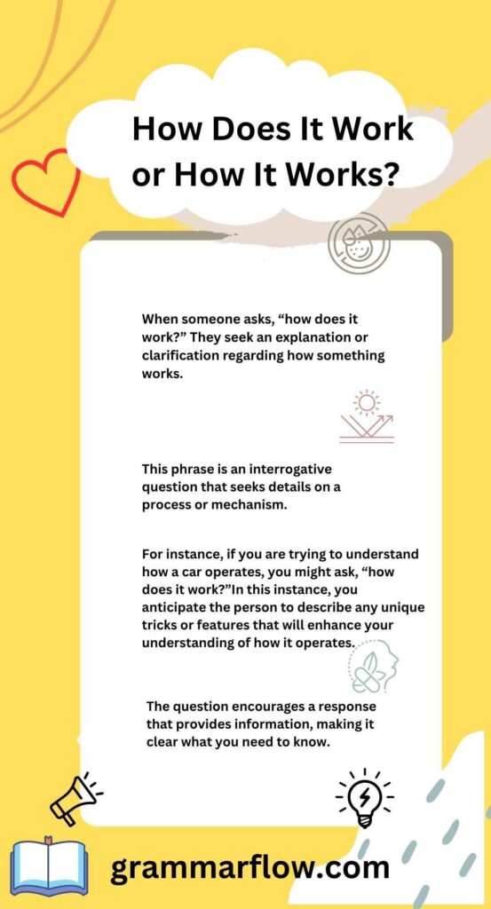 How Does It Work or How It Works? Uncover the Key Difference Now!