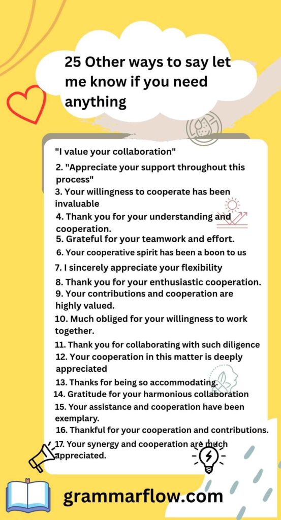 20 Ways to Say Thank You for Your Cooperation professionally