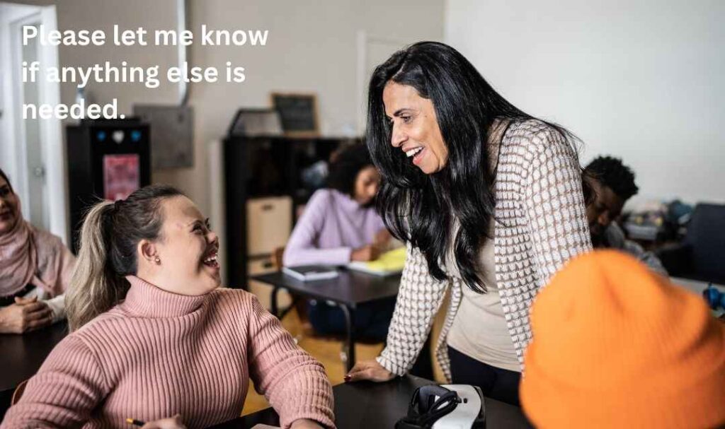 Please let me know if anything else is needed.