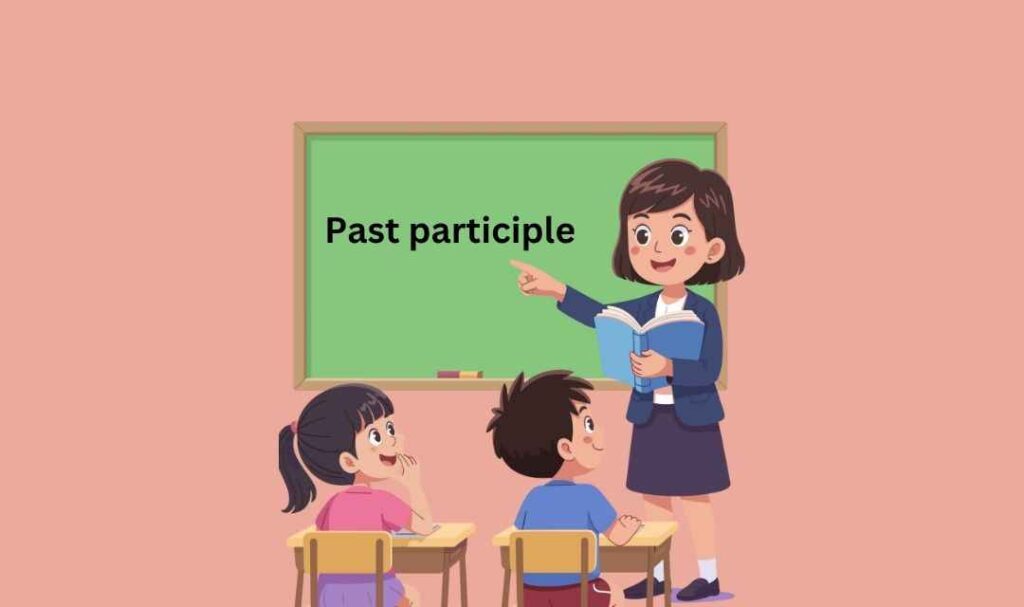 Past participle of draw