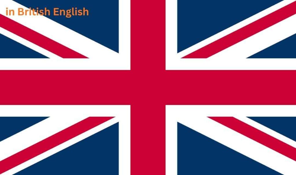 in British English